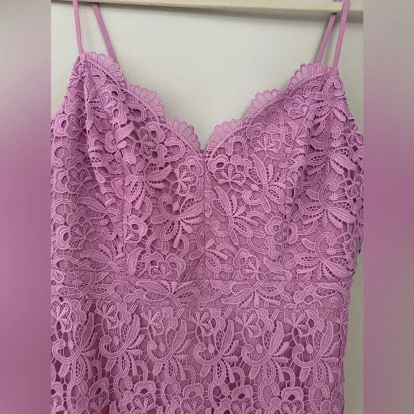 Pink J. Crew Lace Dress- Size 4 - Picture 3 of 7